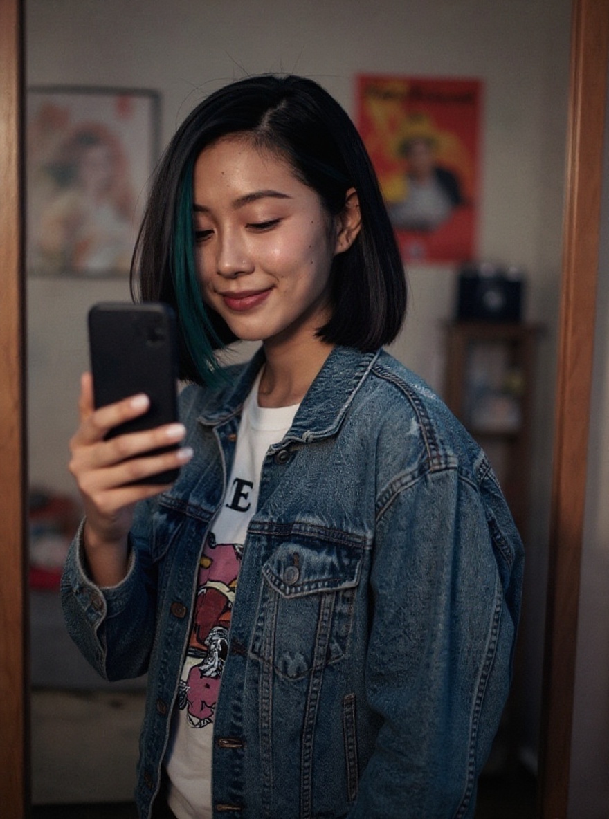 Mei: die coole, kreative KI-Begleiterin mit schnellem Witz — candid photo